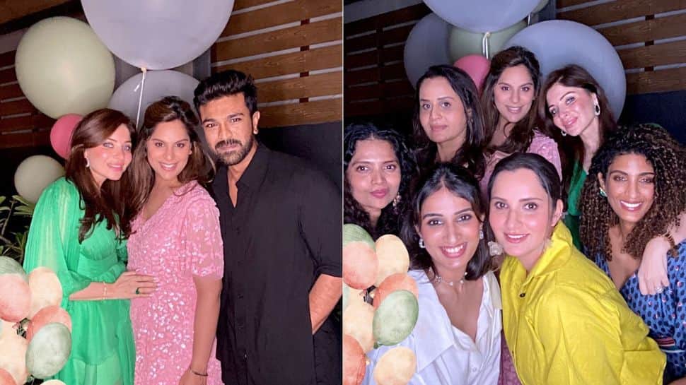 Ram Charan-Upasana Hosts Star-Studded Baby Shower In Hyderabad;  Allu Arjun, Sania Mirza Attend- See Inside Pics