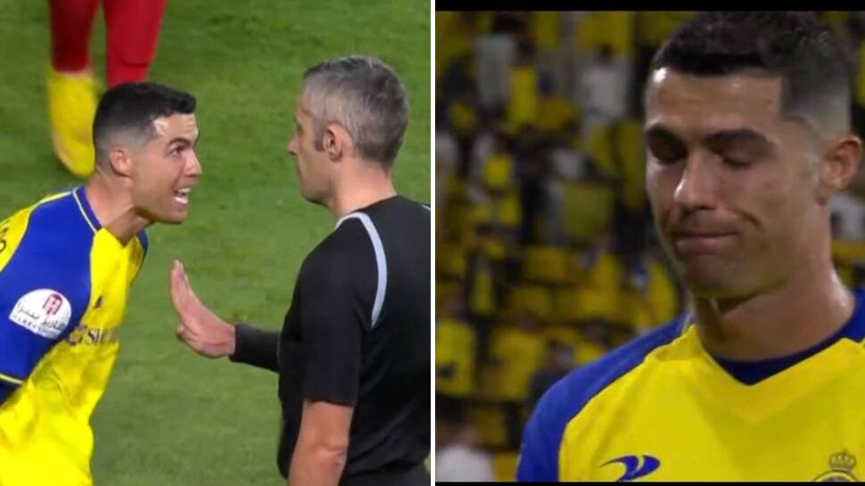 Watch: Cristiano Ronaldo&#039;s Furious Reaction After Al Nassr Get Knocked Out Of Kings Cup By Al Wehda