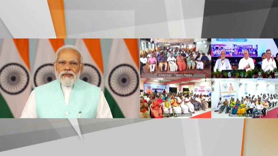 PM Narendra Modi Addresses Saurashtra Tamil Sangamam, Says India Celebrates Its Diversity