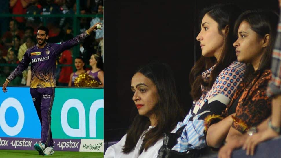 WATCH: Anushka Sharma’s Reaction To Venkatesh Iyer’s Stunning Catch To Dismiss Virat Kohli