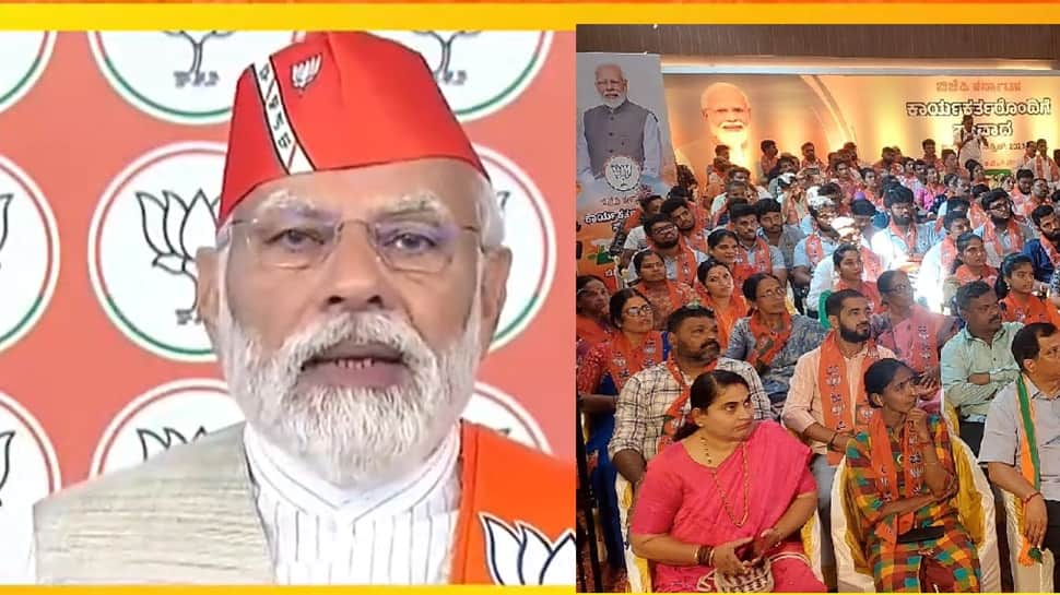 PM Modi Reveals BJP&#039;s Plan For Karnataka Poll Victory, State&#039;s Development Journey