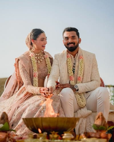 KL Rahul and Athiya Shetty