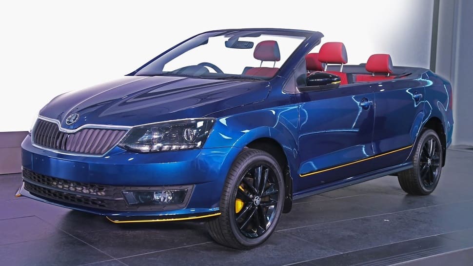 skoda rapid convertible car price in india