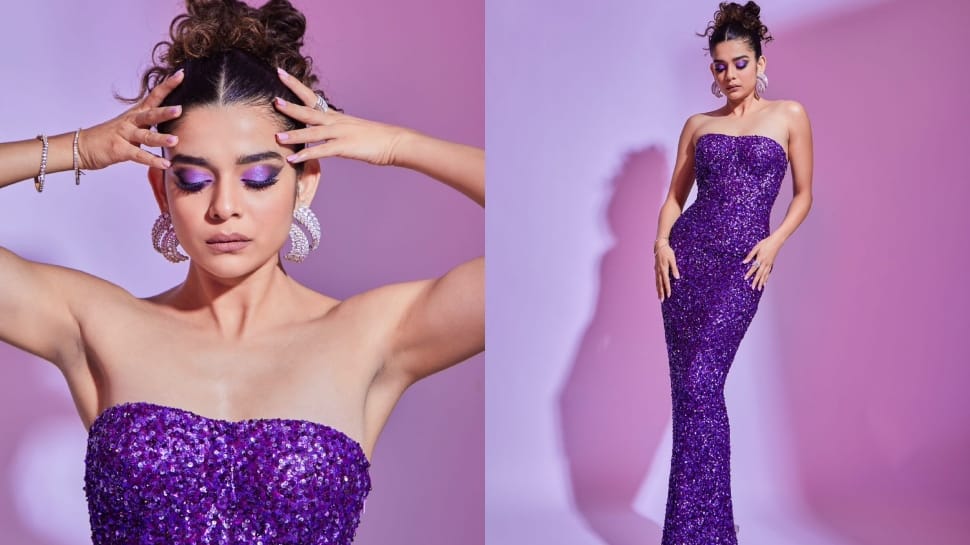 Mithila Palkar Sets The Fashion Bar High In Regal Purple Gown - Pics