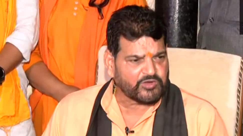 WFI Chief Brij Bhushan Singh Claims Protests Politically Motivated; Wrestlers Deny