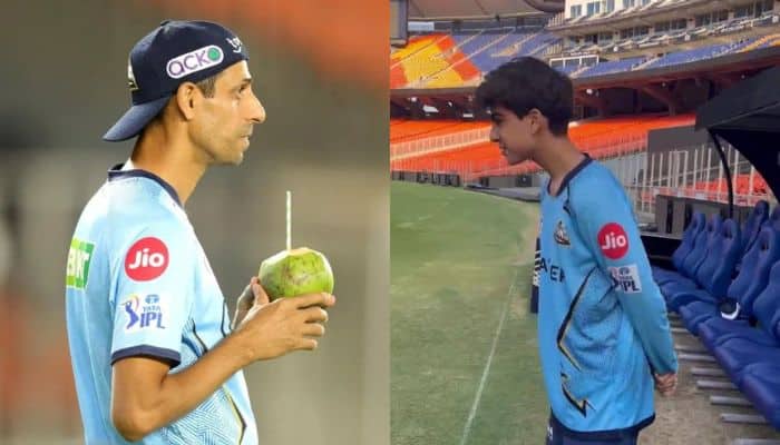 Like Father, Like Son: Watch Ashish Nehra&#039;s Son Arush Perfectly Mimic His Boundary Line Antics