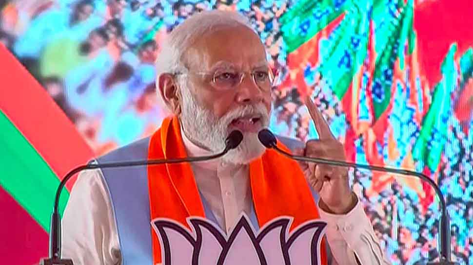 PM Narendra Modi Slams Congress&#039; Karnataka Manifesto That Promises To Ban Bajrang Dal   