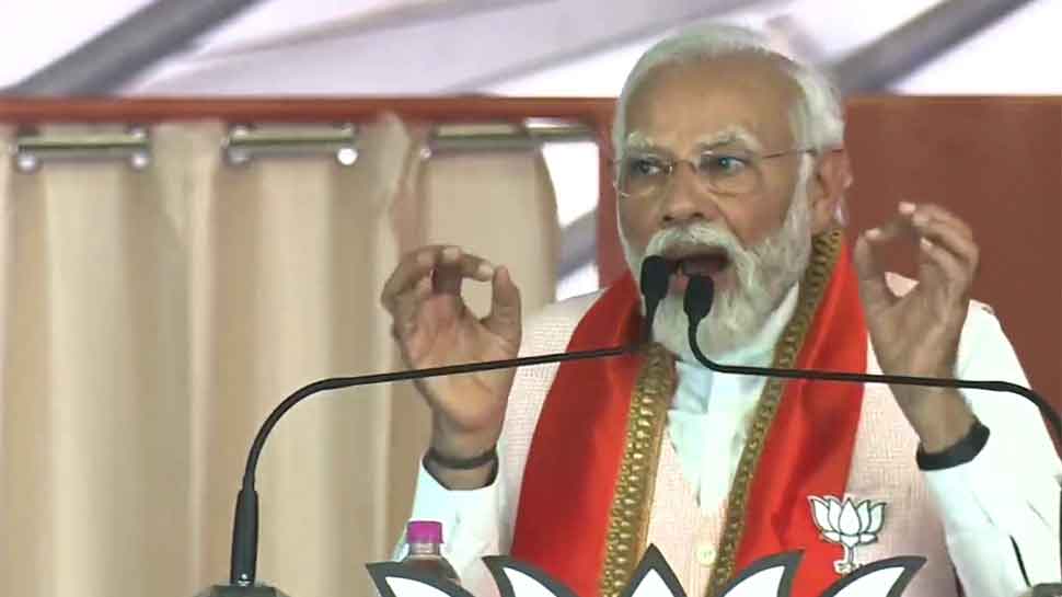 PM Narendra Modi’s Frontal Attack On Congress In Karnataka: ‘It Protects Masterminds Of Terror’