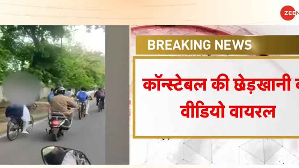 कैमरे में क़ैद: यूपी पुलिस कांस्टेबल ने लखनऊ में छात्रा से की बदसलूकी, मामला दर्ज