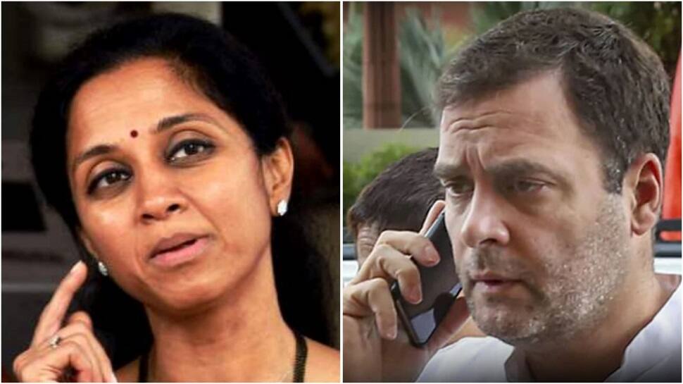 Rahul Gandhi Dials Supriya Sule After Sharad Pawar Resigns As NCP Chief