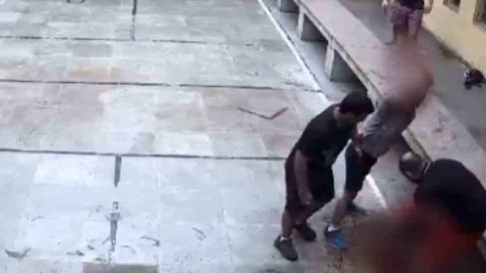 Tillu Tajpuriya Murder: CCTV Footage Shows Gangster Being Brutally Stabbed Inside Tihar Jail