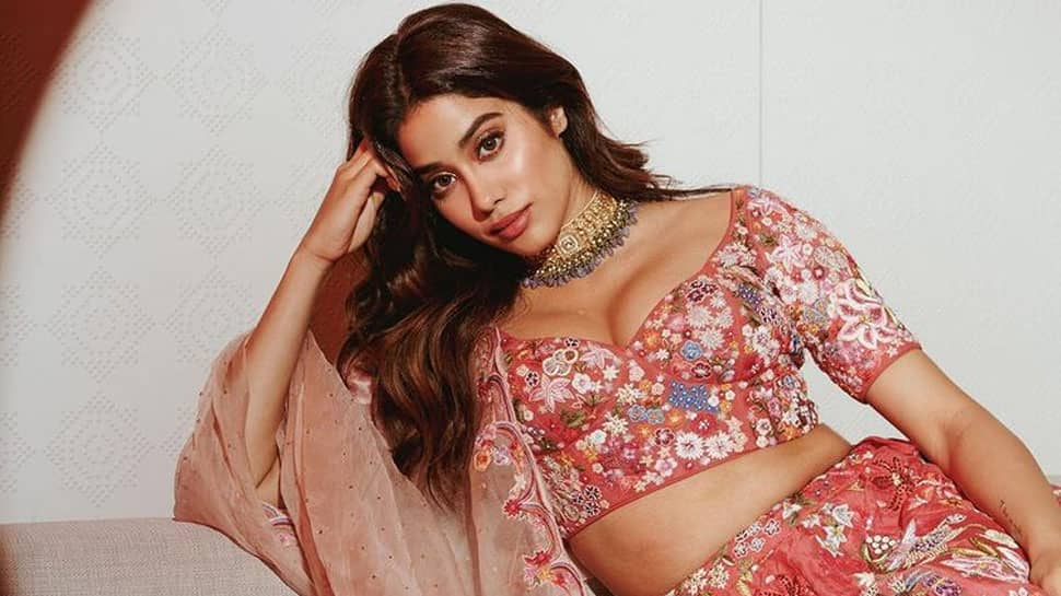 Janhvi Kapoor's First Magazine Photoshoot Had Her Sitting Pretty In a Sexy Floral Summer Ready Slit Gown - Throwback Pics