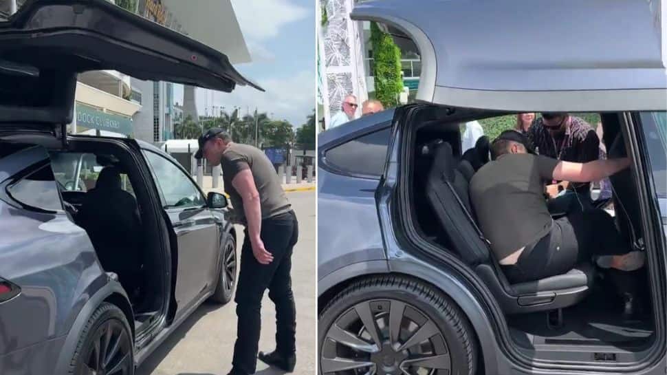 Watch: Elon Musk Rides Tesla Model X During Miami Grand Prix F1 Race Weekend