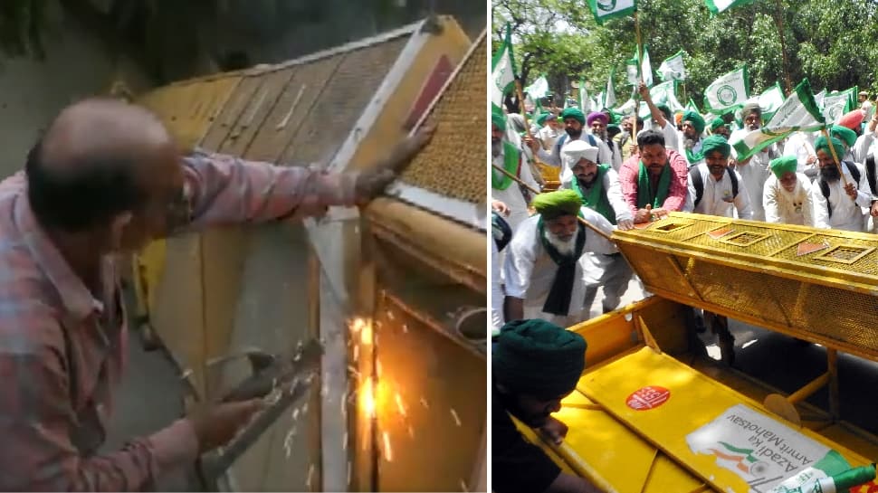 Wrestlers Protest: Police Weld Barricades After Scuffle With Farmers