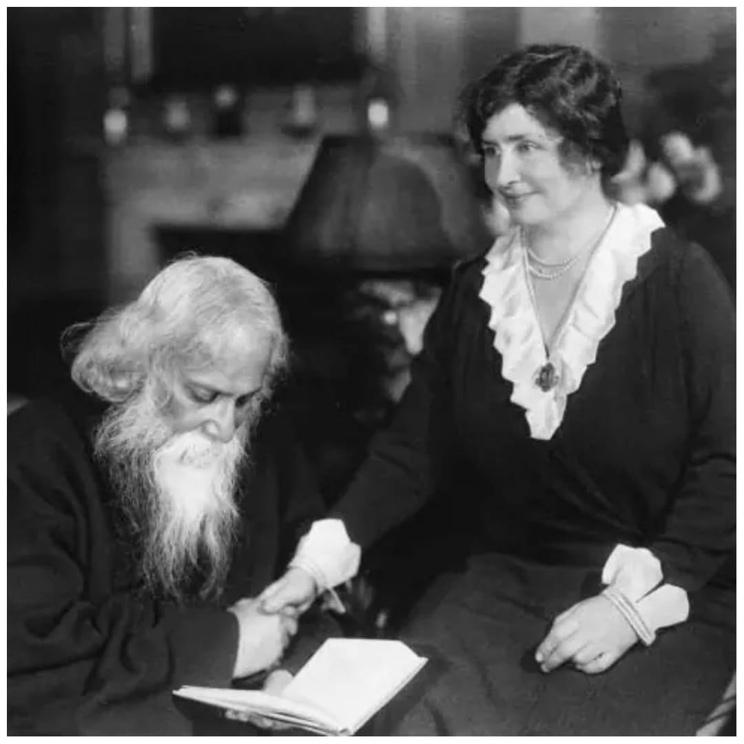 Tagore With Helen Keller