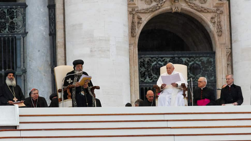 Celebrating A Rare Day At The Vatican With Two Popes On Stage