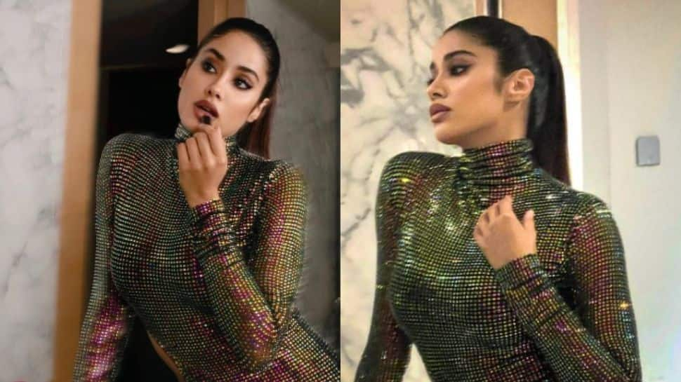 Janhvi Kapoor in dazzling bodycon dress