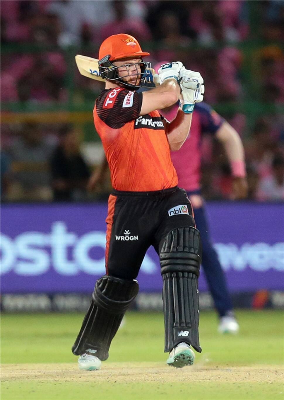 Sunrisers Hyderabad batter Glenn Phillips has played in only 2 matches in IPL 2023 but has the best strike-rate of 253.84, including a match-winning 25 off 7 balls against Rajasthan Royals in the last match. (Photo: IANS)