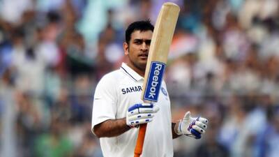 MS Dhoni's highest Test score came in Chennai
