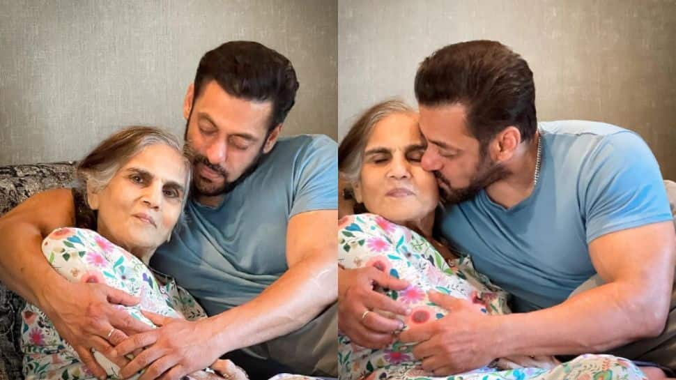 Salman Khan Kisses Mom Salma Khan On Mother&#039;s Day, Check Out His Adorable Post