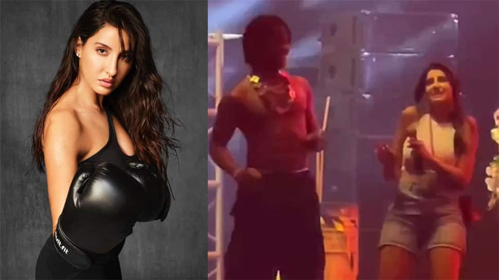 Nora Fatehi Sets Stage On Fire, Makes Nigerian Singer Rema Groove To Dance Meri Rani Song