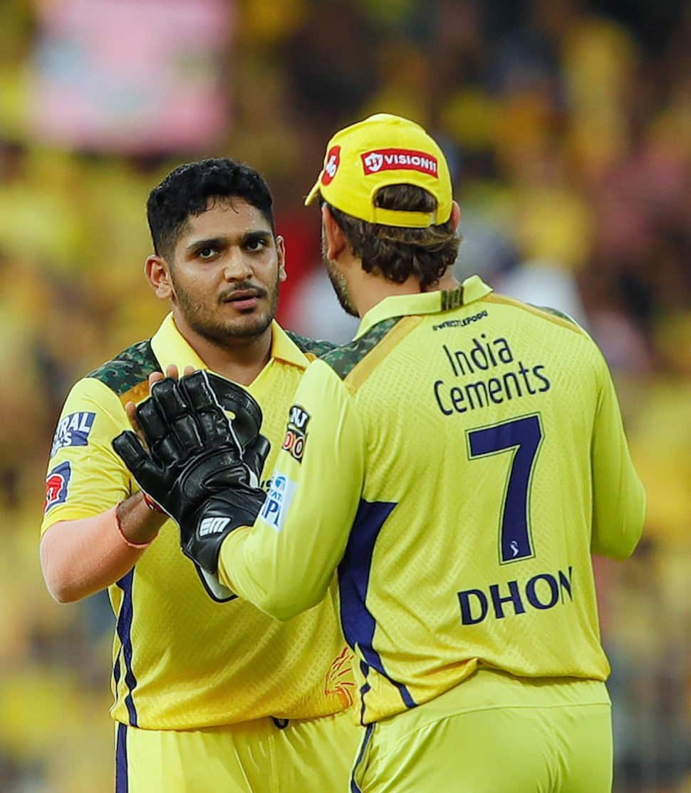 Chennai Super Kings pacer Tushar Deshpande is 6th on Purple Cap table with 19 wickets in 13 matches. (Photo: IANS)