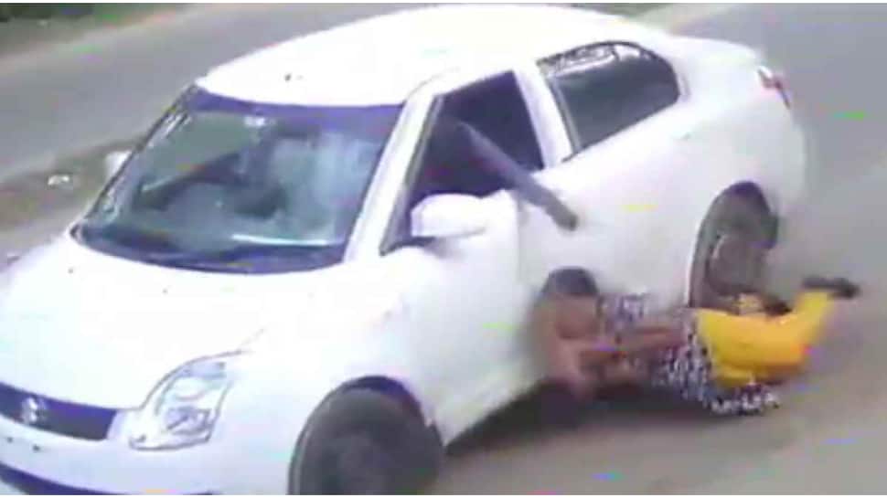 WATCH: Tamil Nadu Woman Almost Run Over By Car During Chain-Snatching Attempt