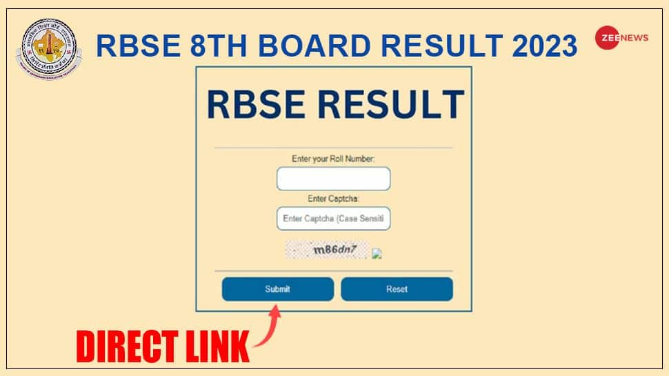  rajeduboard.rajasthan.gov.in RBSE 8th Result 2023 Declared, Direct Link To Download Rajasthan Board Class 8th Results Here 