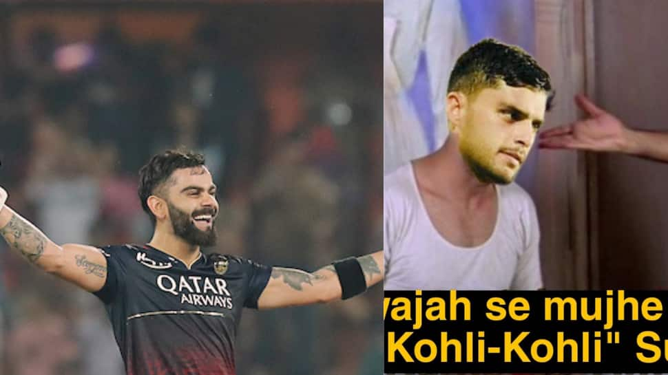 Naveen-ul-Haq Brutally Trolled As Virat Kohli Hits Ton To Keep RCB&#039;s Playoffs Hopes Alive In IPL 2023