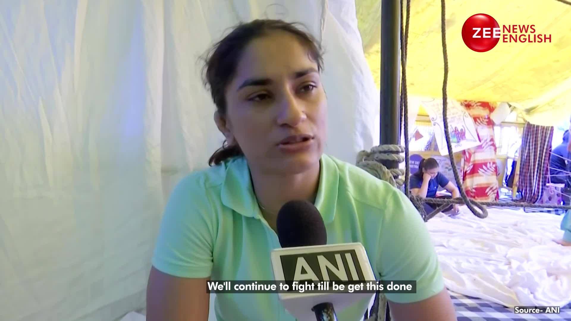 Delhi Vinesh Phogat on Wrestlers’ Protest Zee News