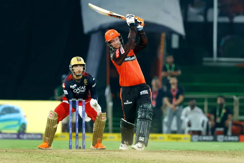 SRH batter Heinrich Klaasen scored 70 Runs against spinners during his century. These are the fifth-most runs scored by a batter in an IPL innings against spin. Klaasen faced 29 balls of spin, and hit five of them for fours and another five for sixes. (Photo: BCCI/IPL)