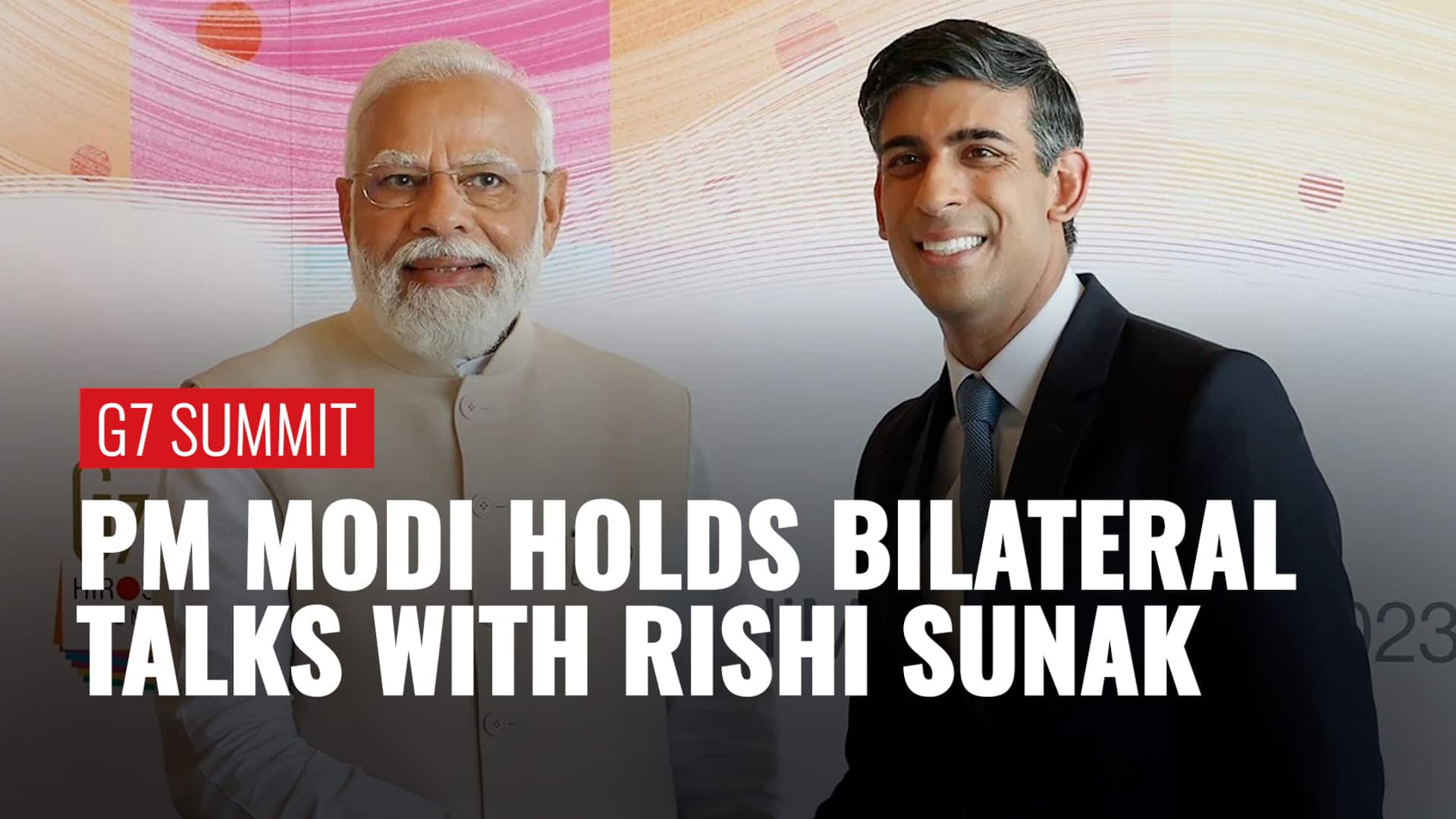 G7 Summit: Pm Modi Holds Bilateral Meeting With Rishi Sunak, Calls It A 