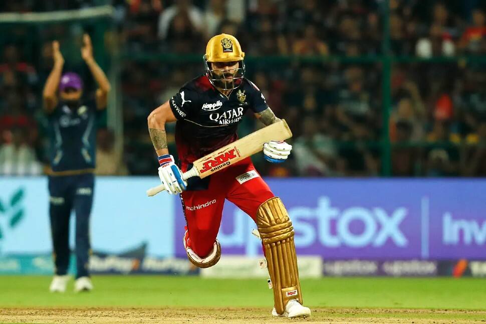 Virat Kohli is now joint-third with Aaron Finch, David Warner, and Michael Klinger for slamming eight centuries in T20 cricket. Chris Gayle and Babar Azam are in the first and second positions with 22 and nine hundred, respectively. (Photo: BCCI/IPL)