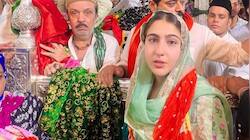 Sara Ali Khan Visits Ajmer Sharif Dargah, Gets Mobbed By Crowd - Watch