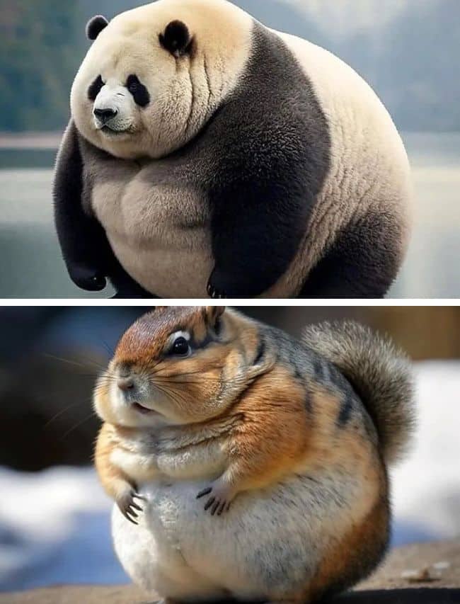 cute chubby animals