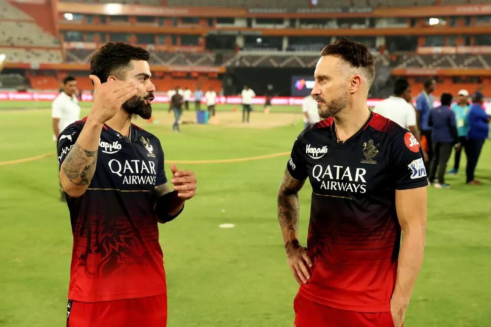 Royal Challengers Bangalore batters Virat Kohli and Faf du Plessis together scored 939 runs in IPL 2023. This is the joint most partnership runs by a pair in an IPL Season, equalling the tally of Virat Kohli-AB de Villiers 939 in IPL 2016. (Photo: BCCI/IPL)