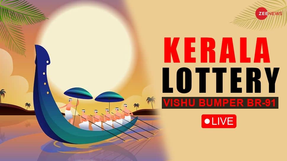 Live Kerala Lottery Result Today VISHU BUMPER BR91 WEDNESDAY 2 PM