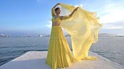 Surveen Chawla Turns Heads At Cannes Film Festival, Shines Bright In Yellow Le