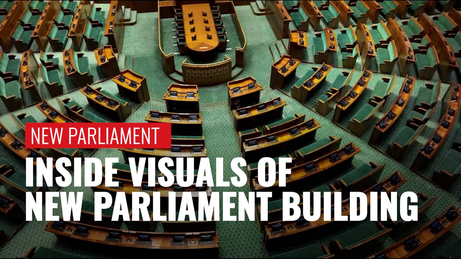 Watch Inside Visuals Of The New Parliament Building, With Peacock