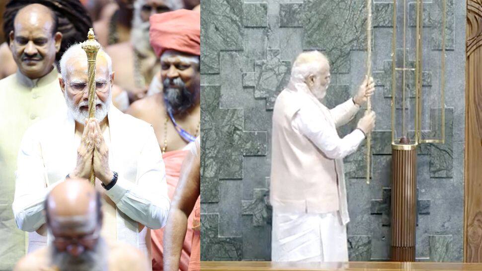 PM Modi installed 'Sengol' in new Parliament