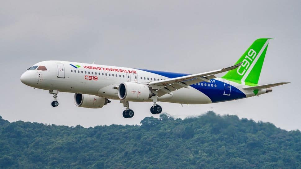 China's First Indigenous Passenger Jet COMAC C919 Takes Maiden