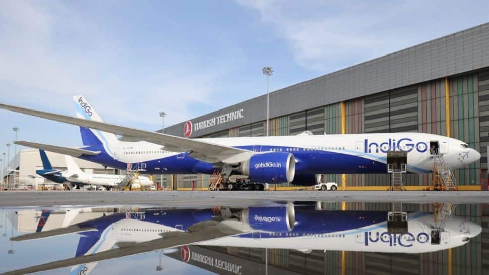 IndiGo Airline&#039;s First Boeing 777 Wide-Body Aircraft Lands In Delhi: Watch Video