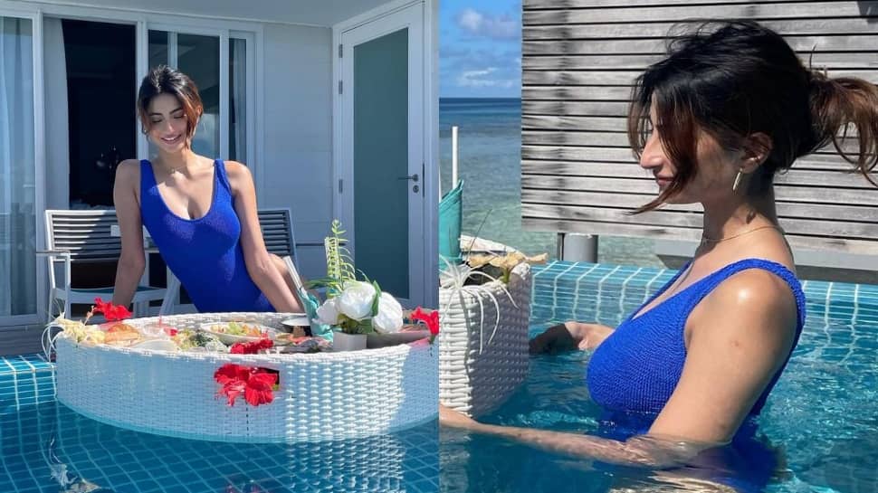 Palak Tiwari Flaunts Her Curves In Blue Monokini, Shares Glimpse From Her Dreamy Vacay