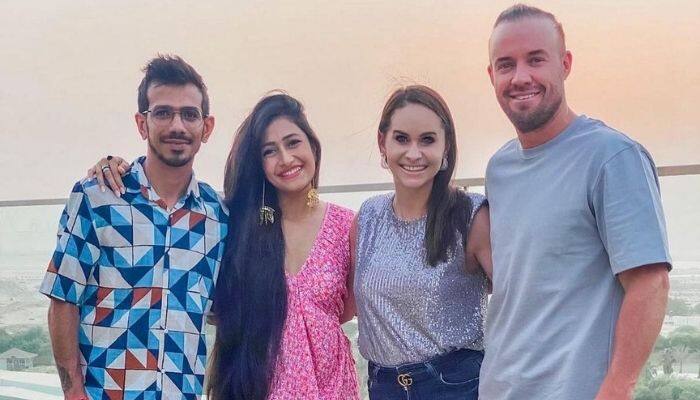 Yuzvendra Chahal And Dhanashree Verma’s Special Reunion With AB de Villiers Creates Buzz Among Cricket Fans