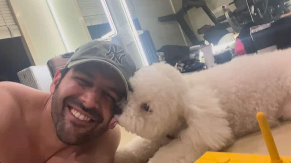 Kartik Aaryan Drops Adorable Video With Pet Katori From Gym, Fans Call Them &#039;Cutest Pair&#039;