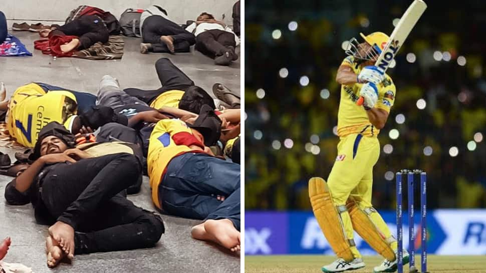 IPL 2023: MS Dhoni Fans Sleep At Station After CSK vs GT Final Gets Postponed, Visuals Go Viral, Check Here