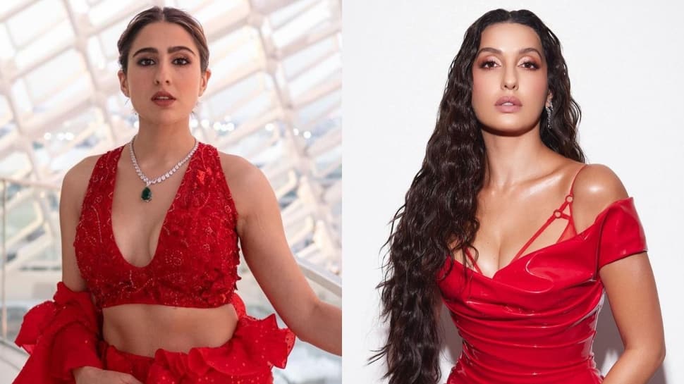 Sara Ali Khan To Nora Fatehi: Divas Who Slayed In Red At IIFA 2023, Pics Inside