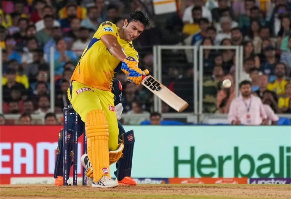 Shivam Dube is now joint-top with Shane Watson for smashing the most sixes (35) for CSK in a season. Watson also hit 35 in the 2018 edition. (Photo: IANS)