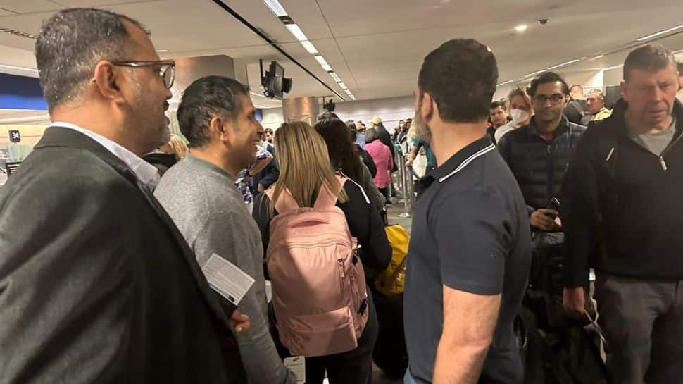 Rahul Gandhi Waits In Queue At US Airport For Immigration Clearance, Says &#039;I&#039;m No Longer An MP&#039;