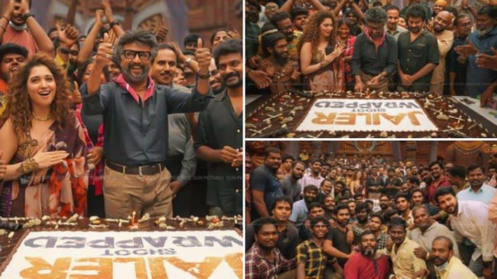 Rajinikanth And Tamannaah Bhatia&#039;s Grand Celebrations For Jailer Shooting Wrap